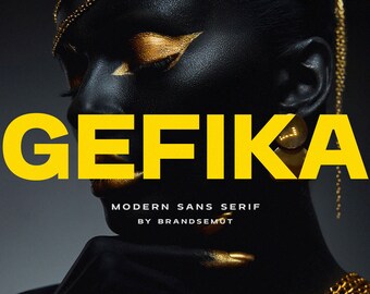 Gefika – Modern Sans Serif Font