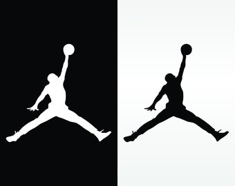 black jumpman logo