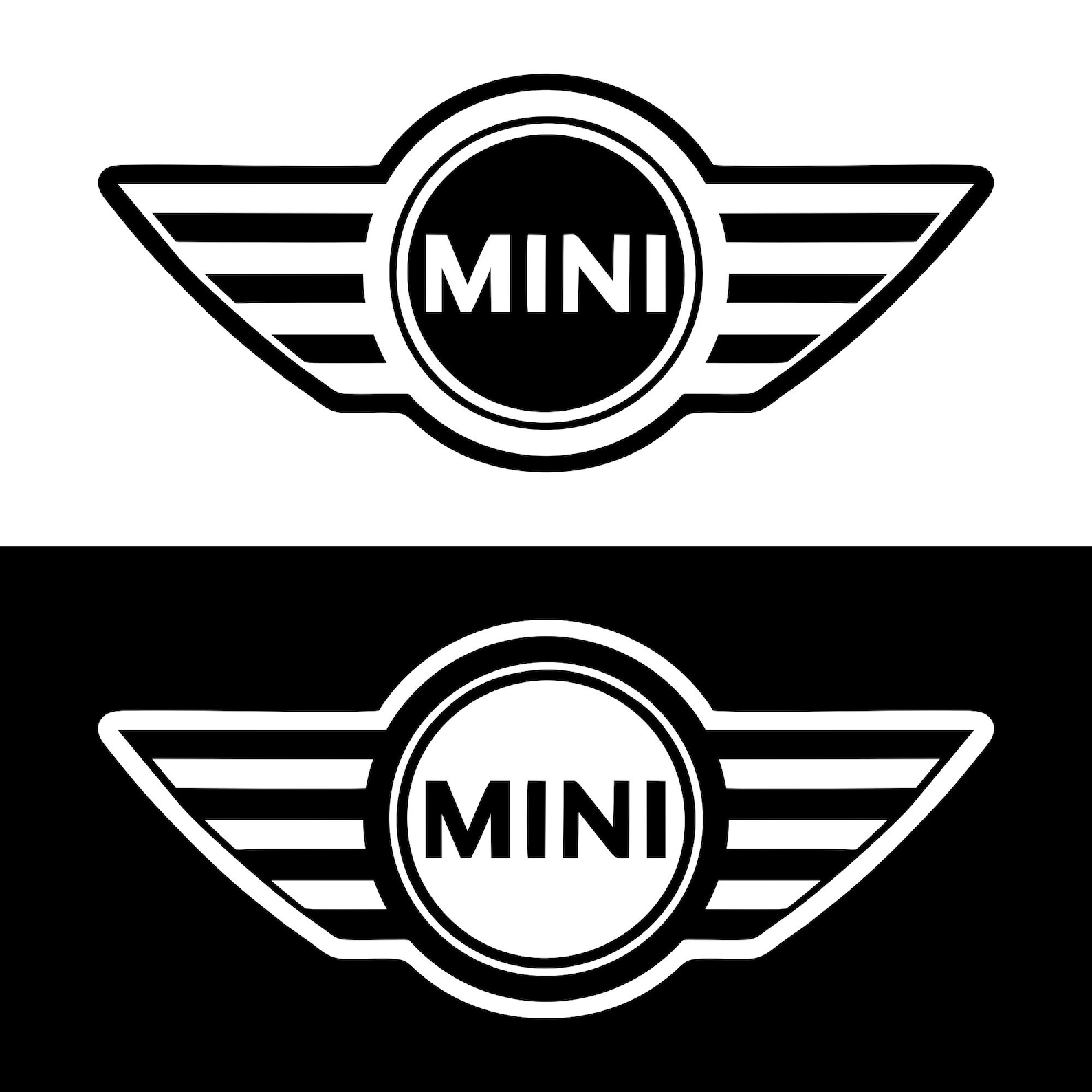 Mini Cooper Logo Clipart vector svg file for cutting with Etsy