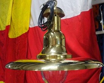 Sorrento Italian Brass Hanging Nautical Light Pendant