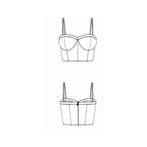 PEQUEÑOS BRETTET TOPS, Top corto, top de verano