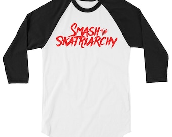 Camisa raglán de manga 3/4