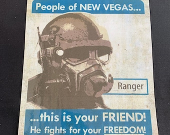 Fallout New Vegas NCR Propaganda Advertisement Poster