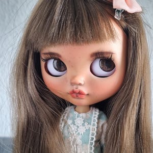 Blythe custom. Custom Blythe doll. Art doll. OOAK Blythe. Present for girl. Blythe doll custom. OOAK doll. Free shipping