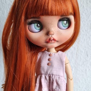 Blythe doll custom. Blythe custom. Custom Blythe doll. OOAK Blythe. Custom Blythe. Art doll. Girls room. OOAK doll. Free shipping.