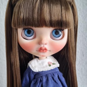 Blythe custom. Custom Blythe doll. Art doll. OOAK Blythe. Present for girl. Blythe doll custom. OOAK doll.