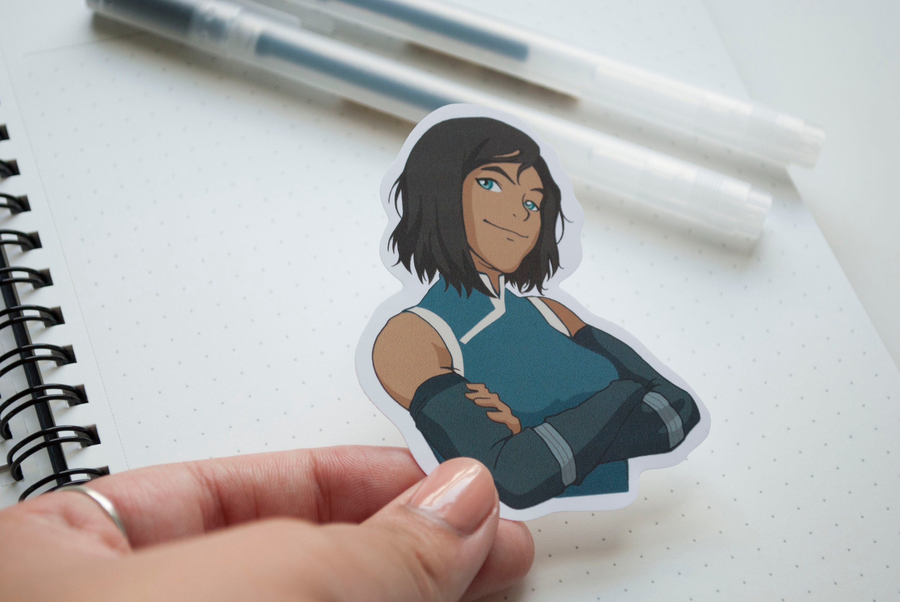 Legend of Korra Sticker Korra Short Hair Laptop Etsy