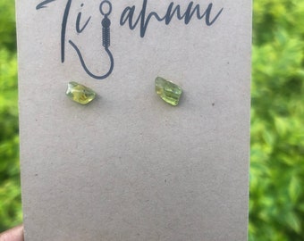 Peridot earrings