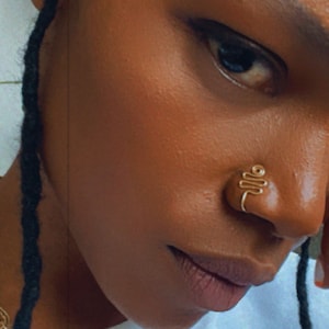 Double Nose Chain & Cuff Set | Nose Chain | Nose Cuff No