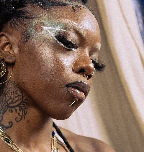 Runway Lip Cuff, No Piercing Needed, Tribal Lip Cuff, African Lip 