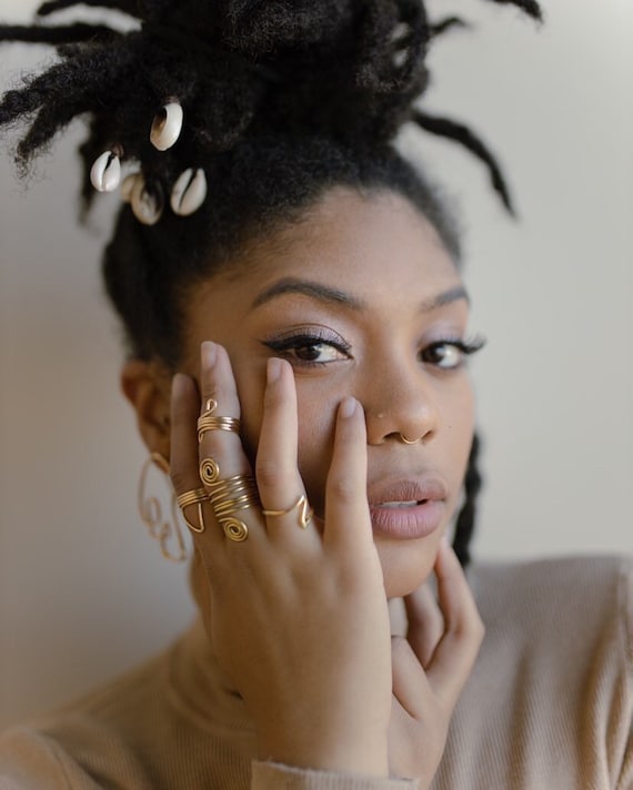 Evolve Ring, statement ring, copper ring, bold ring