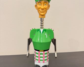 RARE Vintage E&B Giftware Novelty Golfer Winged Corkscrew - 9" Vintage Style Wine Opener
