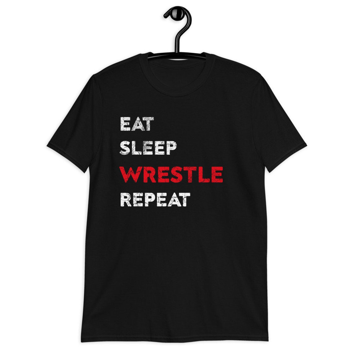 Eat Sleep Wrestle Repeat Wrestling Wrestler Gift Christmas | Etsy