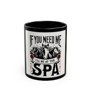 Saratoga mug horse racing gift horse racing fan coffee mug meet me in toga summer at the spa mug horse lover mug summer cute tea black cup