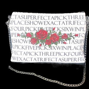 Horse Bag Run for the roses bag kentucky derby purse win place show purse kentucky derby bag horse racing bag roses zippered clutch shoulder