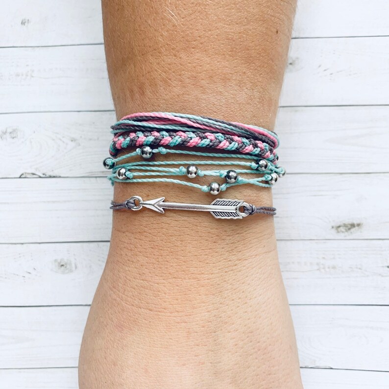 Arrow Wanderlust Bracelet Set Pura Vida Style Etsy