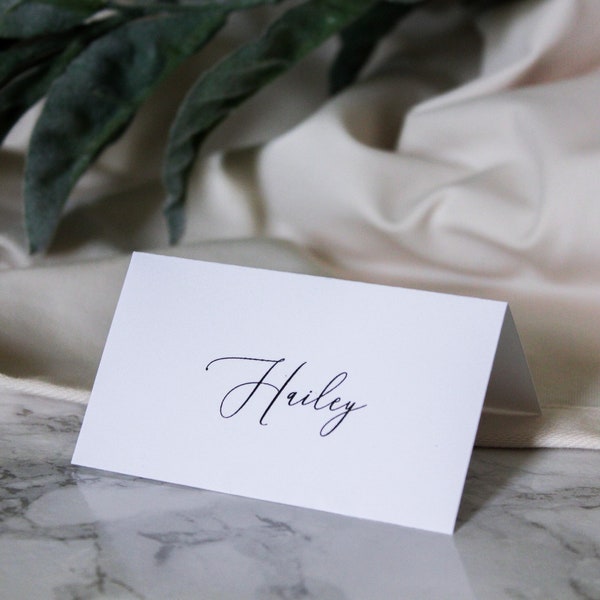 Printed Place Card| Calligraphy Place Cards | Wedding Name Cards | Tented Place cards | Wedding Events