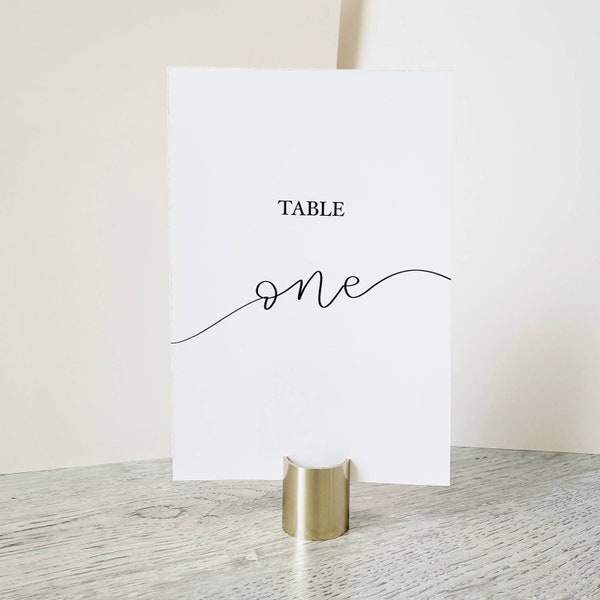 Calligraphy Table Numbers| Rustic Elegance Table Numbers| Black and White Table Number| Wedding Table Decor| Printed Table Numbers
