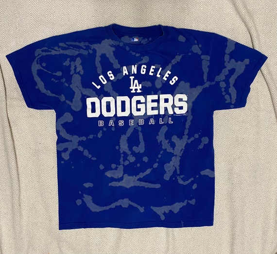 Vintage Los Angeles dodgers baseball tee custom b… - image 2