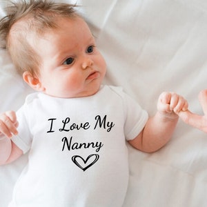 Chaleco de bebé personalizado manga corta blanco 100% algodón Añadir texto Babyshower niño recién nacido regalo cumpleaños amor género revelar envío rápido Reino Unido imagen 5