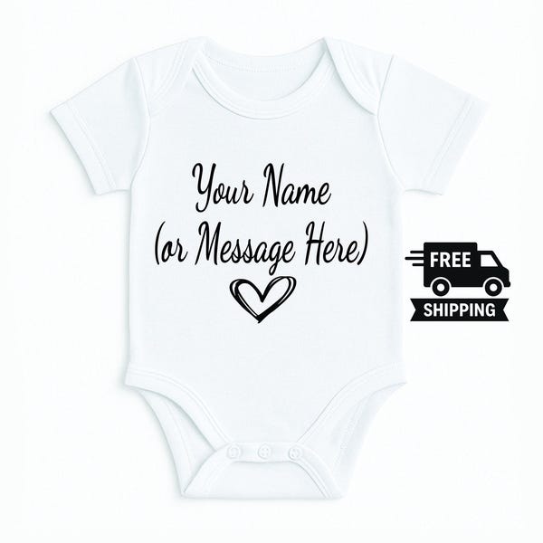 Personalised Baby Clothes - Etsy UK