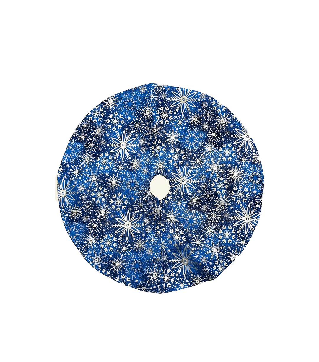 Blue Silver Tree Skirt Christmas Tree Skirt Mini Table Top Etsy