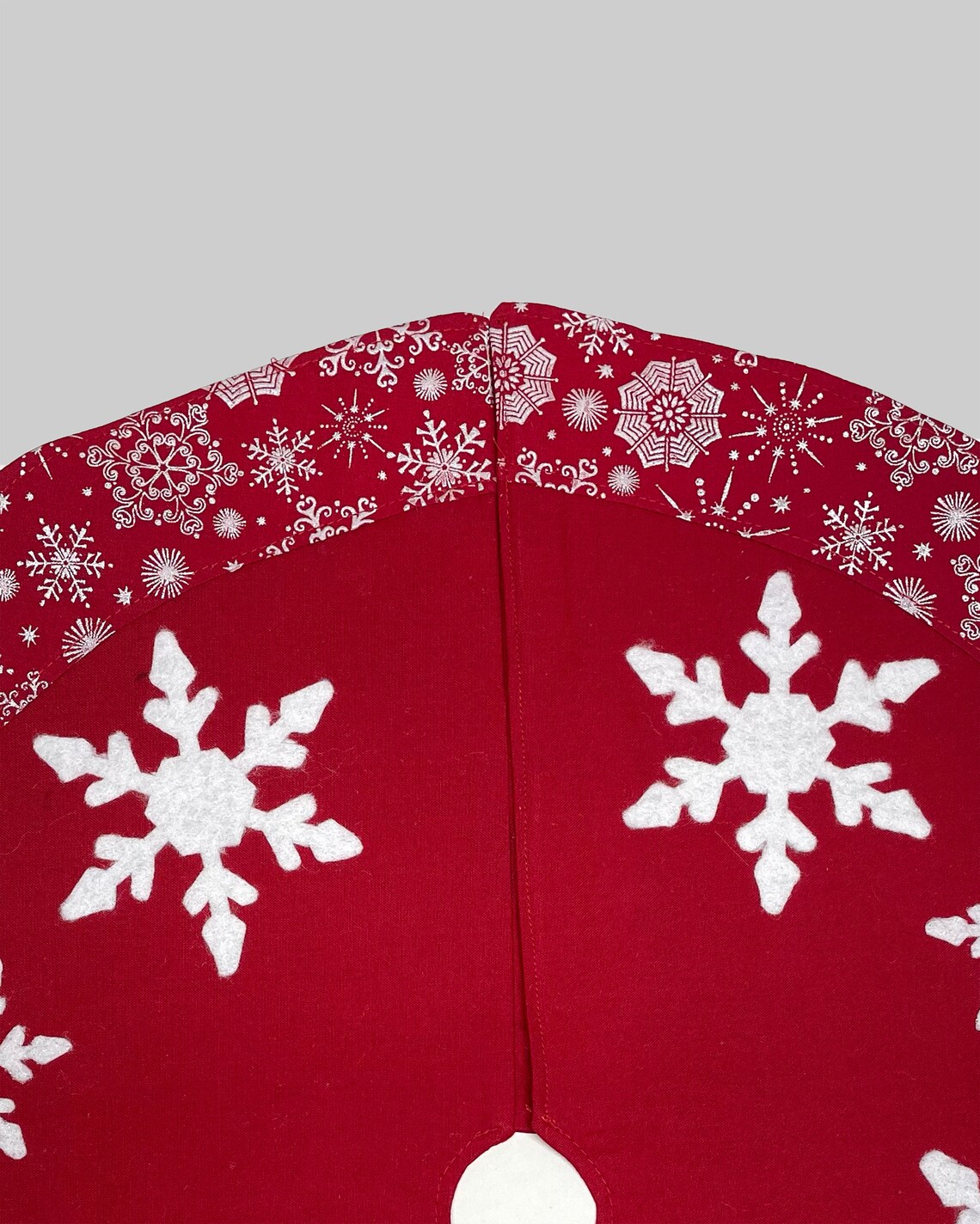 Tree Skirt Christmas Tree Skirt Red Tree Skirt Snowflake Etsy