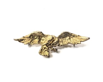 Antieke Franse WWI Pilot Broche, vergulde ORIA adelaar broche