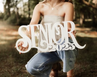 Senior sign for photo sessions, Graduation party decor, Senior photo prop, Senior 2026, Graduation decoration, Graduation sign // S2-27