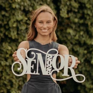 Senior sign for pictures, Senior 2026 signage, First day of school sign, Graduation sign, Class of 2026, Senior 2026 sign - BLOCK