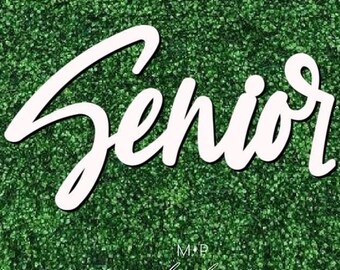 Senior sign for photo sessions, Graduation party decor, Senior photo prop, Class of 2026, Graduation decoration, Graduation sign - SENIOR 4