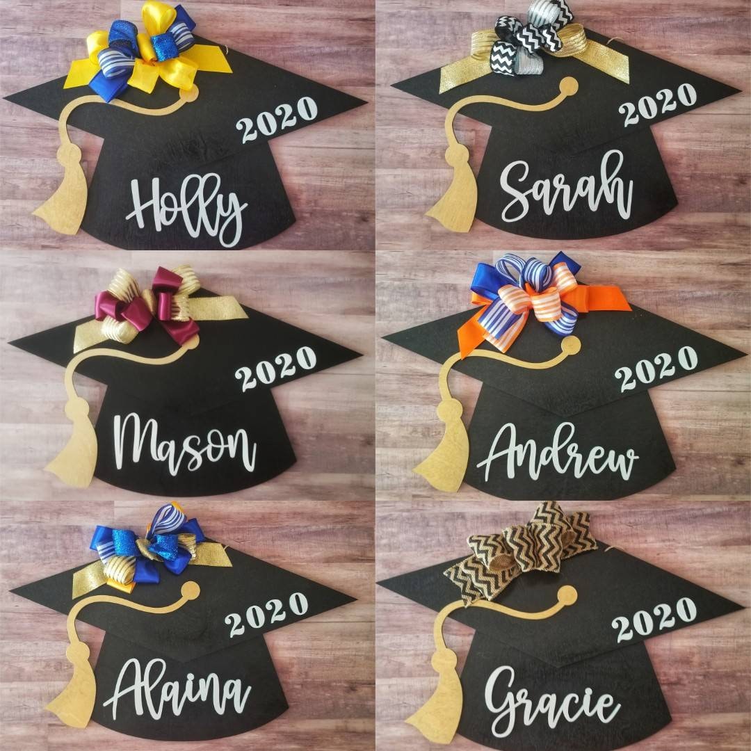 Graduation Door Decoration With Name Graduation Decoration Etsy