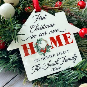 New home owners 2025 ornament, Realtor gift, New home owners ornament gift, Real state agent gift, new home owners gift 2025