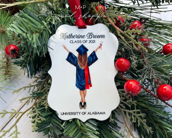 Personalized Class of 2026 Graduation Ornament, Senior Gift 2027