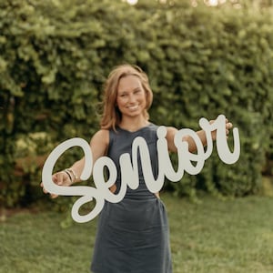 Senior 2026 signage, Graduation party decor, Senior photo prop, Class of 2026, Graduation decoration, Graduation sign for senior -SENIOR 2