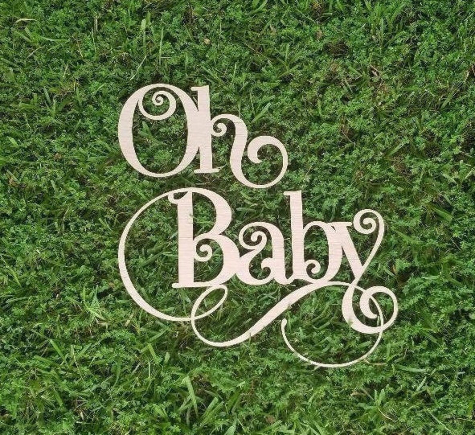 Oh Baby Wooden Letters for Backdrop Wood Letter for Gender Etsy