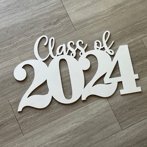 Class of 2024 prop for pictures, Senior 2024 sign, First day of school signage, 2024 graduation signage, Graduation 2024 decoration -CO24