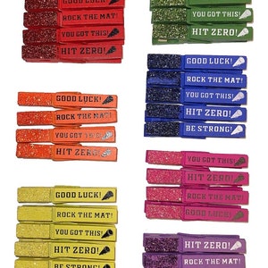 Spirit Clips Cheer Pins Competition Motivational Pins Clothespins (30-Pack) IN-STOCK, Fast FREE Shipping!