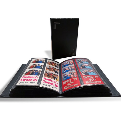 Photo Booth Album for 2x6 Photo Strips Holds 216 Etsy