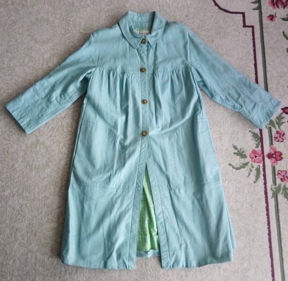 Vintage 1960's Bonnie Cashin for Sils Leather Coat