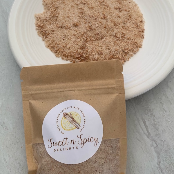 Cinnamon Apple Sugar, Flavored Sugar, Sugar for Oatmeal, Gourmet Sugar