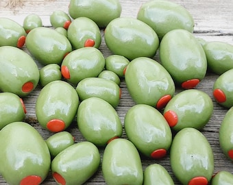 Handmade Miniature Pimento Olives