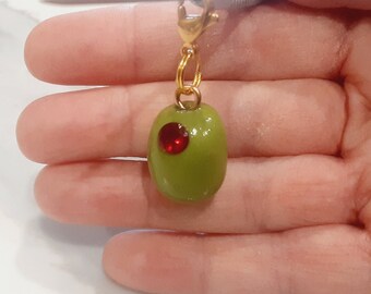 Personalized Martini Olive Charms