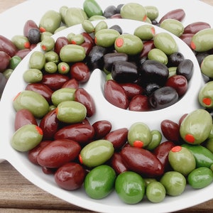 Handmade Miniature Pimento Olives image 3