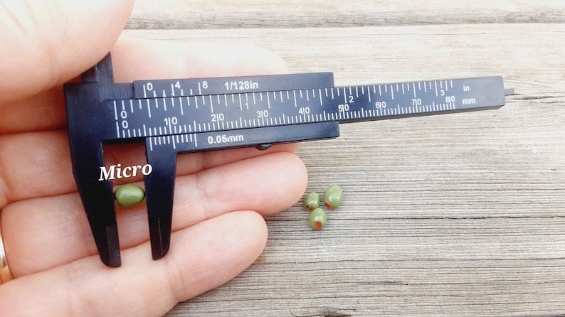 Handmade Miniature Pimento Olives Micro