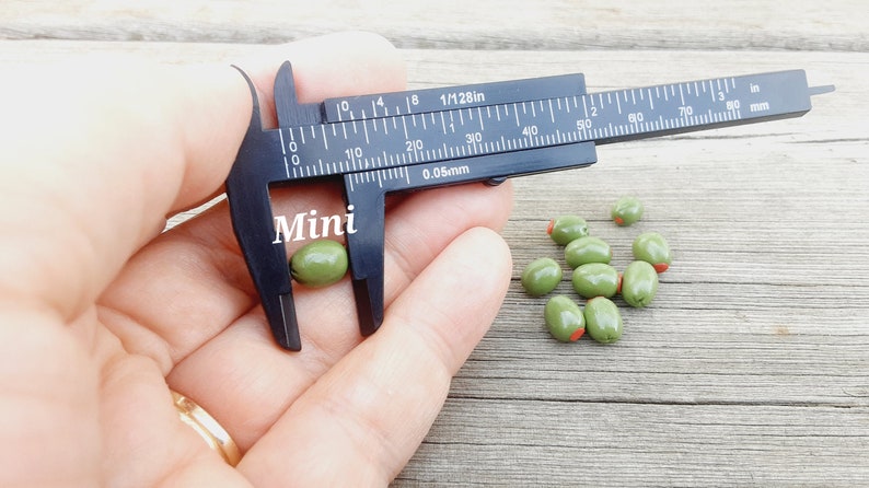 Handmade Miniature Pimento Olives Mini