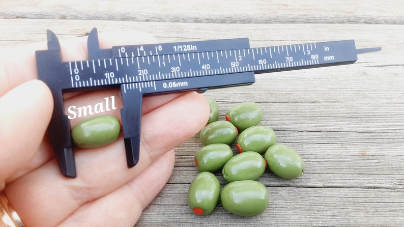 Handmade Miniature Pimento Olives Small