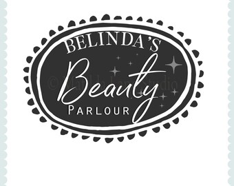Handgezeichnetes Beauty Parlour Logo Design: Boutique Branding