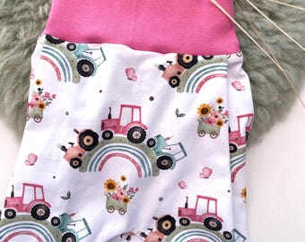 Babypumphose Rosa Traktor Pink