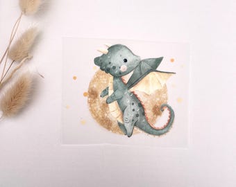 Bügelbild Drache